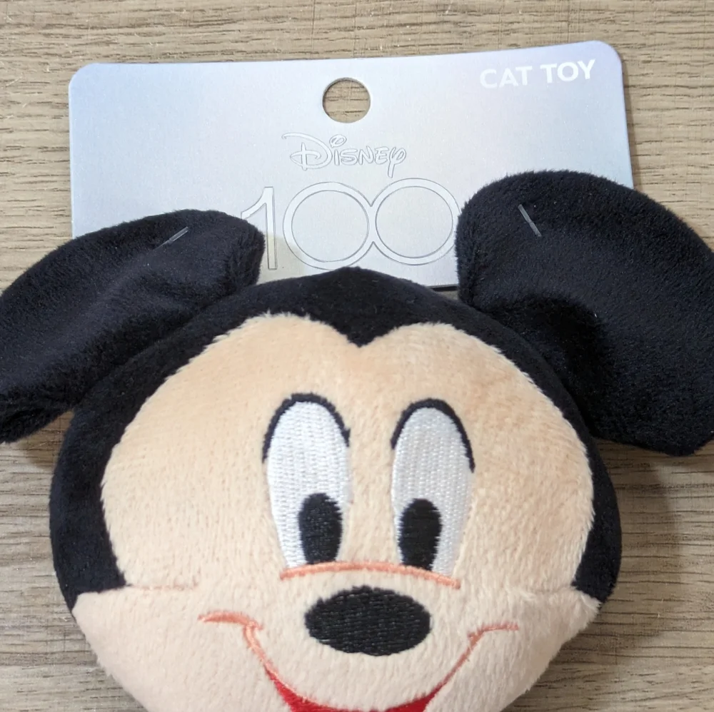 Disney Mickey Mouse Plush Stuffed Pet Chew Toy Fetch For Pets Disney100